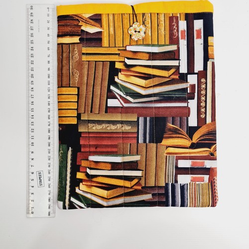 Handmade padded book sleeve - handmade,