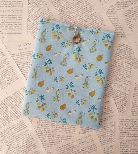 Handmade book sleeve cover - book,