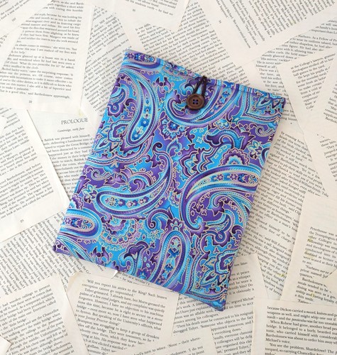 Handmade book sleeve cover - book,