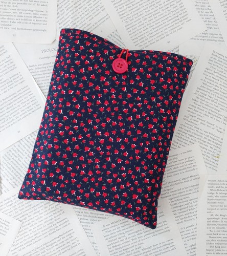 Handmade book sleeve cover - book,