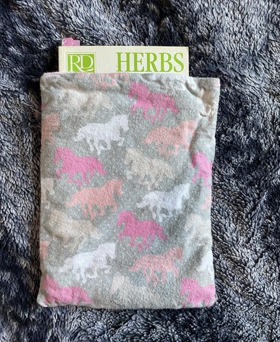 Handmade pink grey - pink, horse