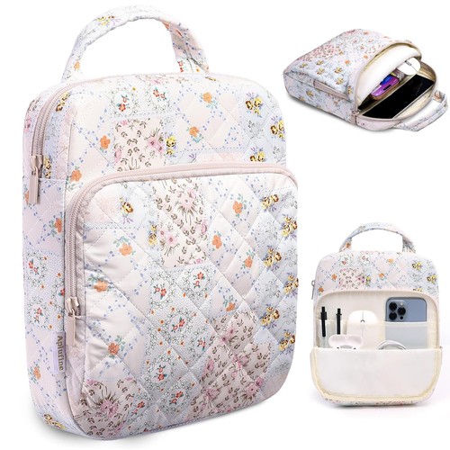 Quilted book sleeve with - quilted,