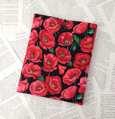 Handmade book sleeve cover - book,