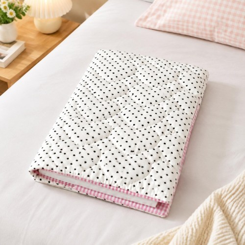Quilted book cover with - quilted, padded