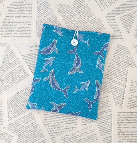 Handmade book sleeve cover - book,