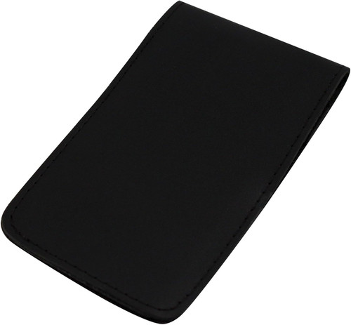 Leather pocket 3x5 memo book - leather,