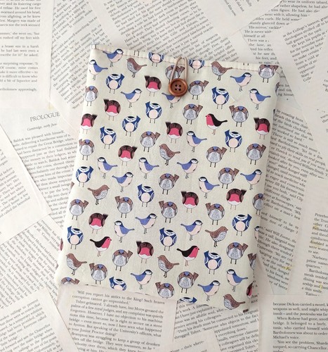 Handmade book sleeve cover - book,