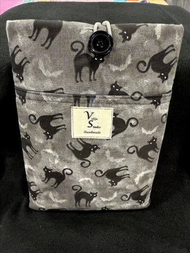 Black cat book sleeve - cat, sleeve,