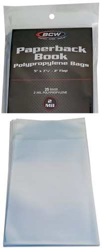 Bcw paperback book - book, bags