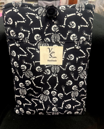 Skeleton book sleeve gothic - book,